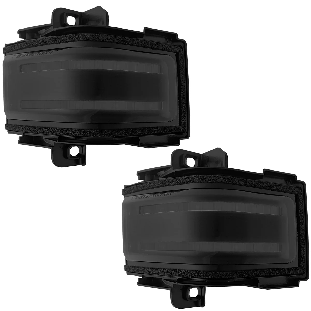 Ford 17-22 Super Duty Scanning LED Side Mirror Lenses - Smoked Lens - Image 8