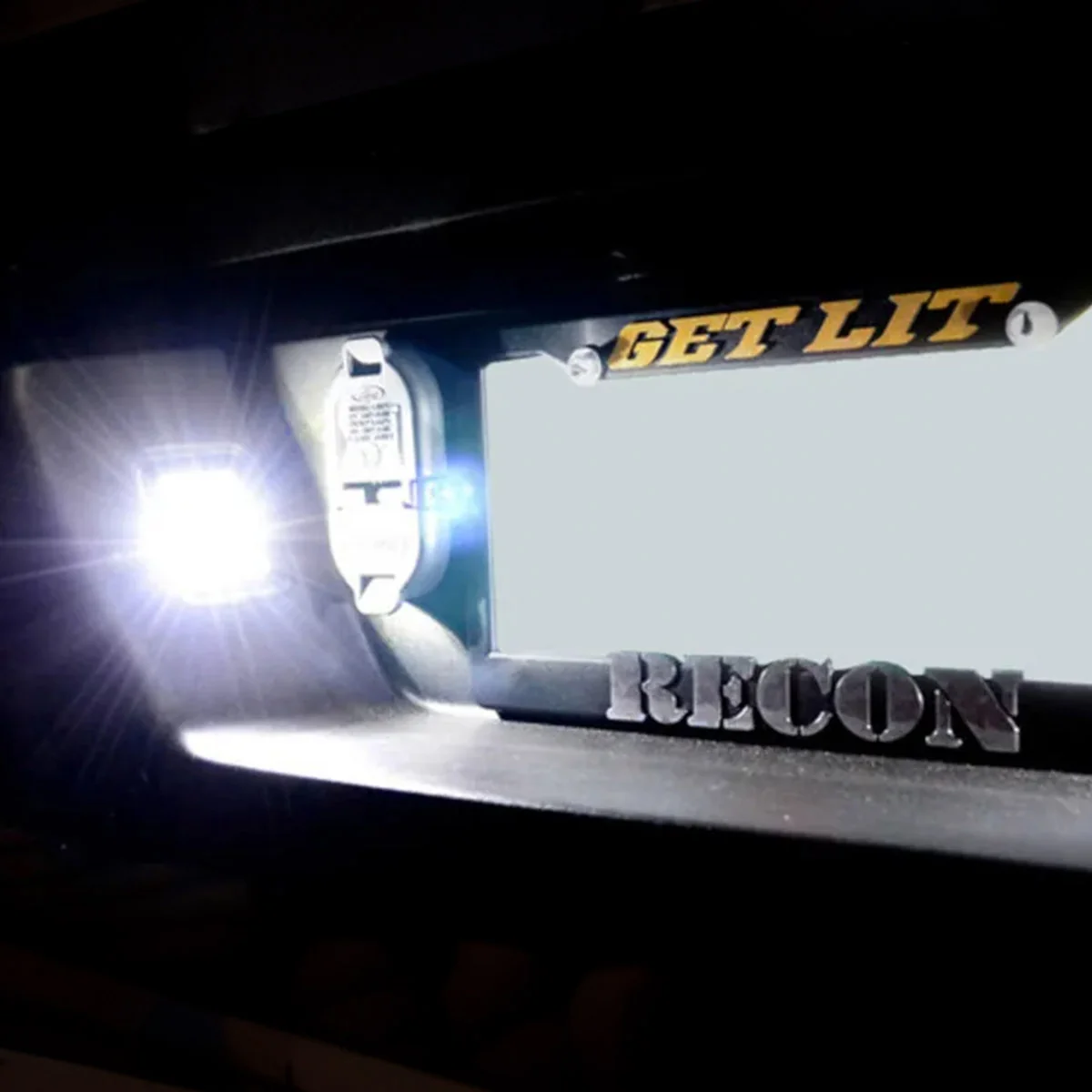 Ford SVT Raptor 17-20 License Plate Illumination Kit Ultra Bright White LED - Image 5