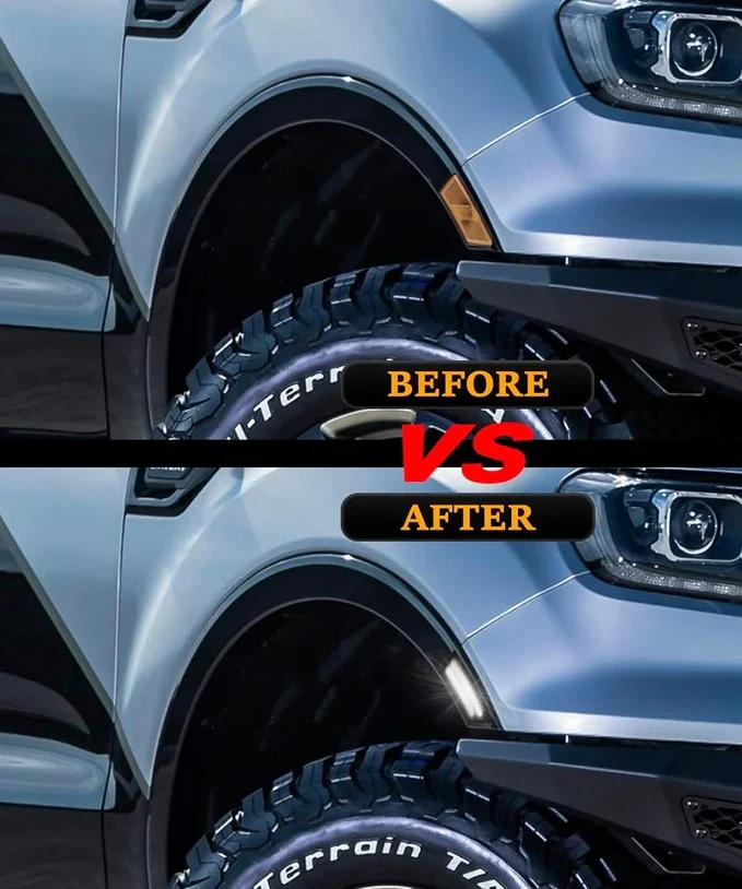 Ford Ranger 19-23 Front Fender 2-PC Ultra Bright LED Running Lights Smoked Lens - Multiple Options - Image 5