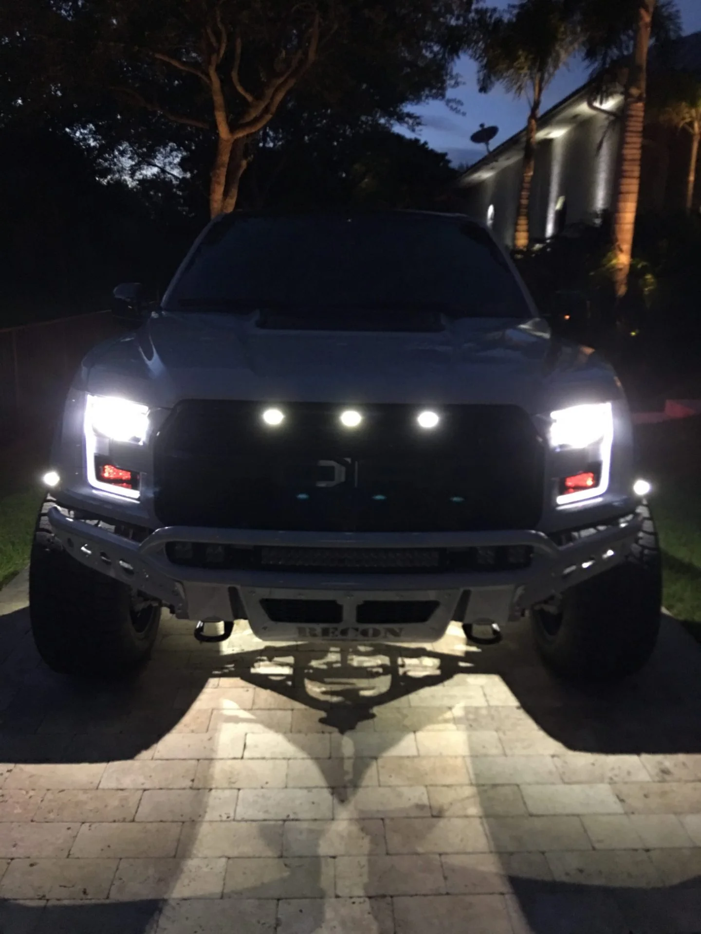 Ford Raptor 09-14 Fender Light White & Red LED in Smoked w/ Black Trim - Image 3