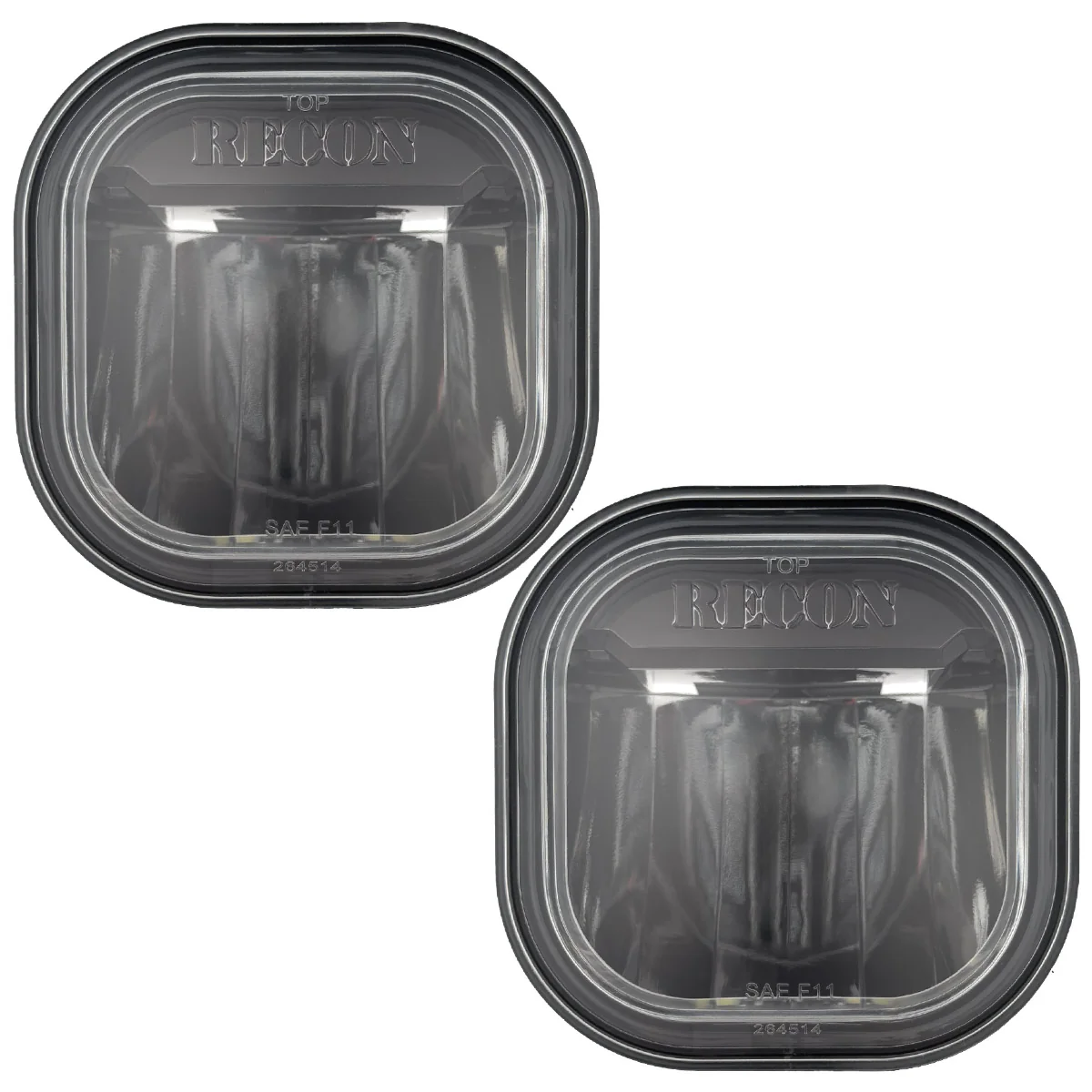Ford Super Duty 11-16 Ultra Bright White LED Fog Lights 2-Pc Kit (Replaces Factory Fog Lights) - Multiple Lens - Image 3