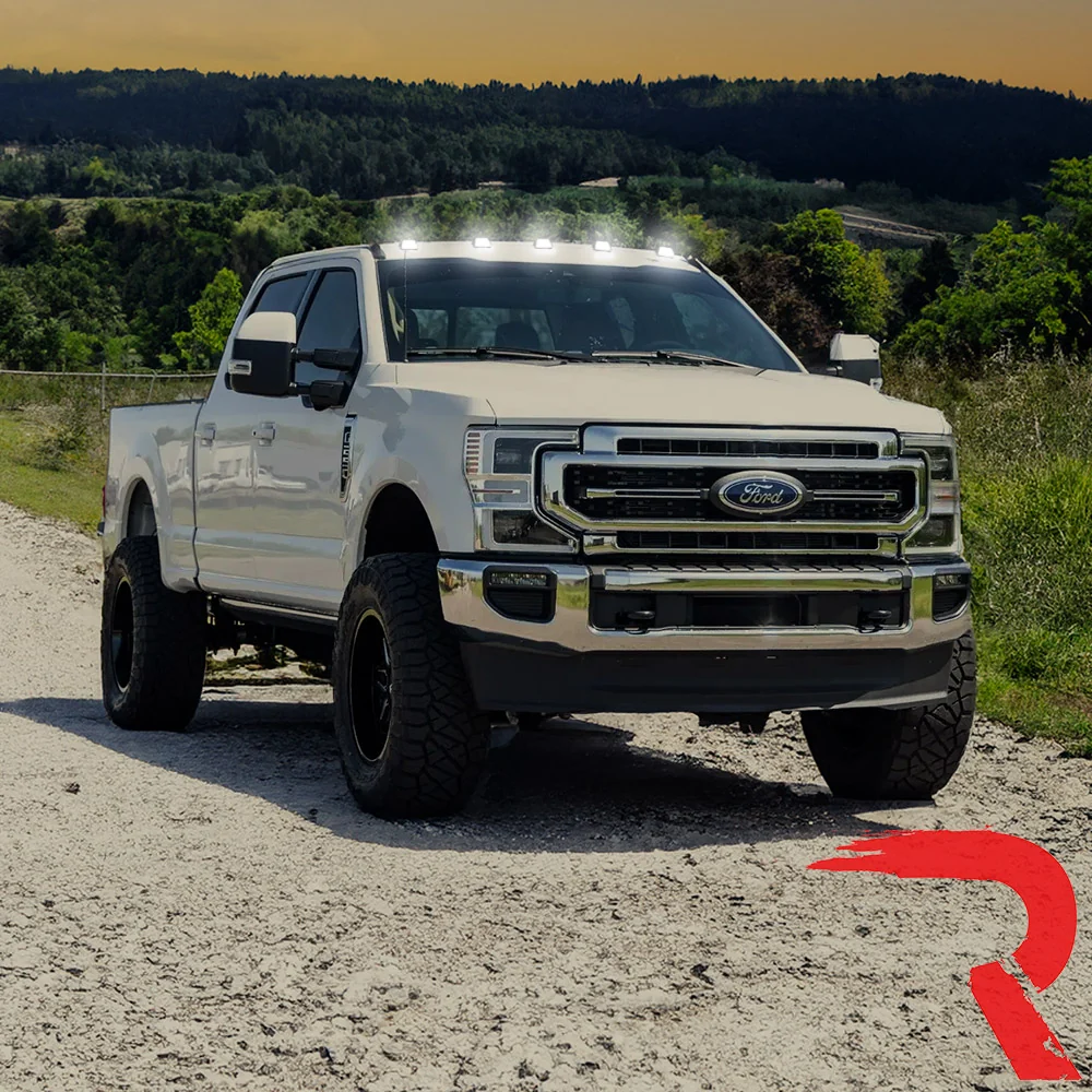 Ford Super Duty 17-22 5-PC Cab Roof Light Set 2-Way Front & Rear Facing Ultra High-Power LEDs (Replaces Factory/OEM Cab Lights Only) - Multiple Options - Image 10