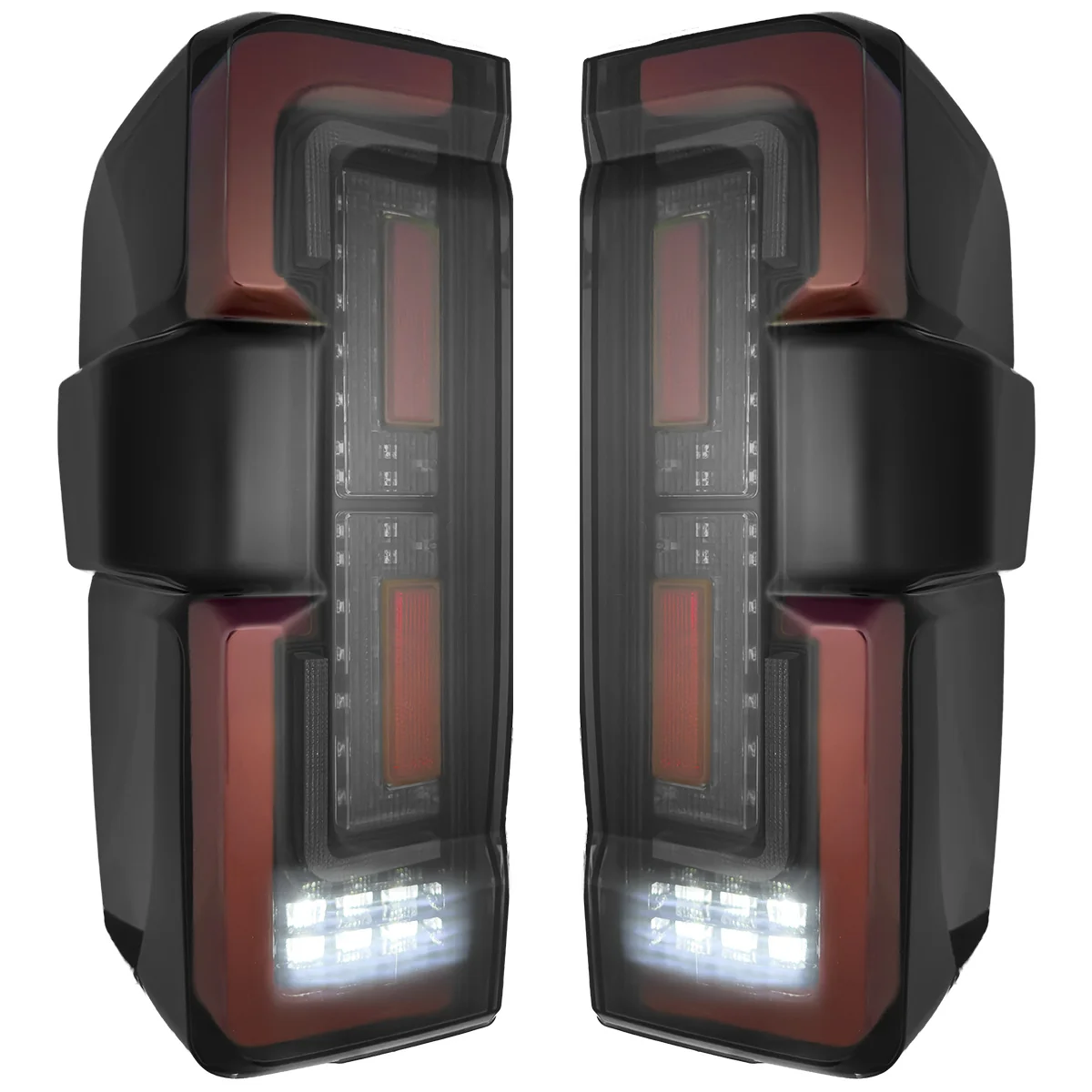 Ford Super Duty 23-25 Ultra Bright OLED Tail Lights Startup Light Sequence (Replaces Factory/OEM Halogen) - Multiple Lens - Image 5
