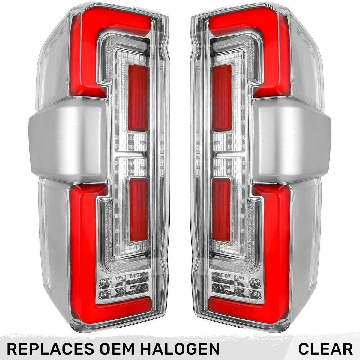 Ford Super Duty 23-25 Ultra Bright OLED Tail Lights Startup Light Sequence (Replaces Factory/OEM Halogen) - Multiple Lens - Image 8