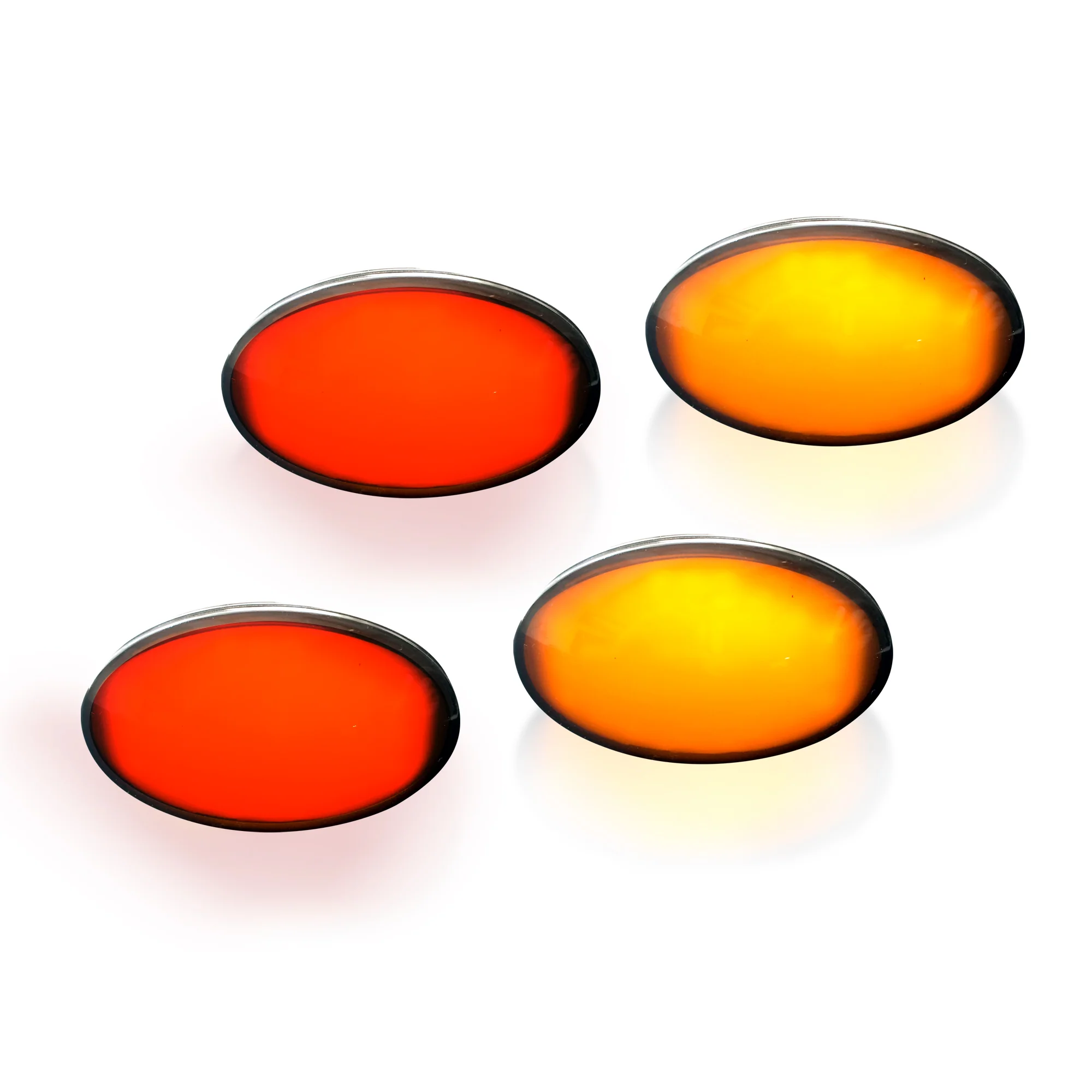 Ford Super Duty 99-10 Amber & Red Fender LED Lights (4-Piece Set) Smoked or Clear Lens - Image 4