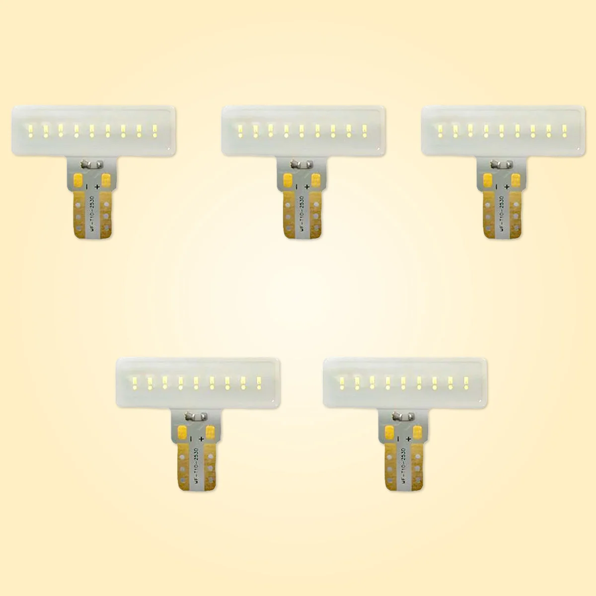Ford Super Duty 99-16 3-Watt Cab Light Bulbs LED in White or Amber - 5 Piece Kit - Image 9