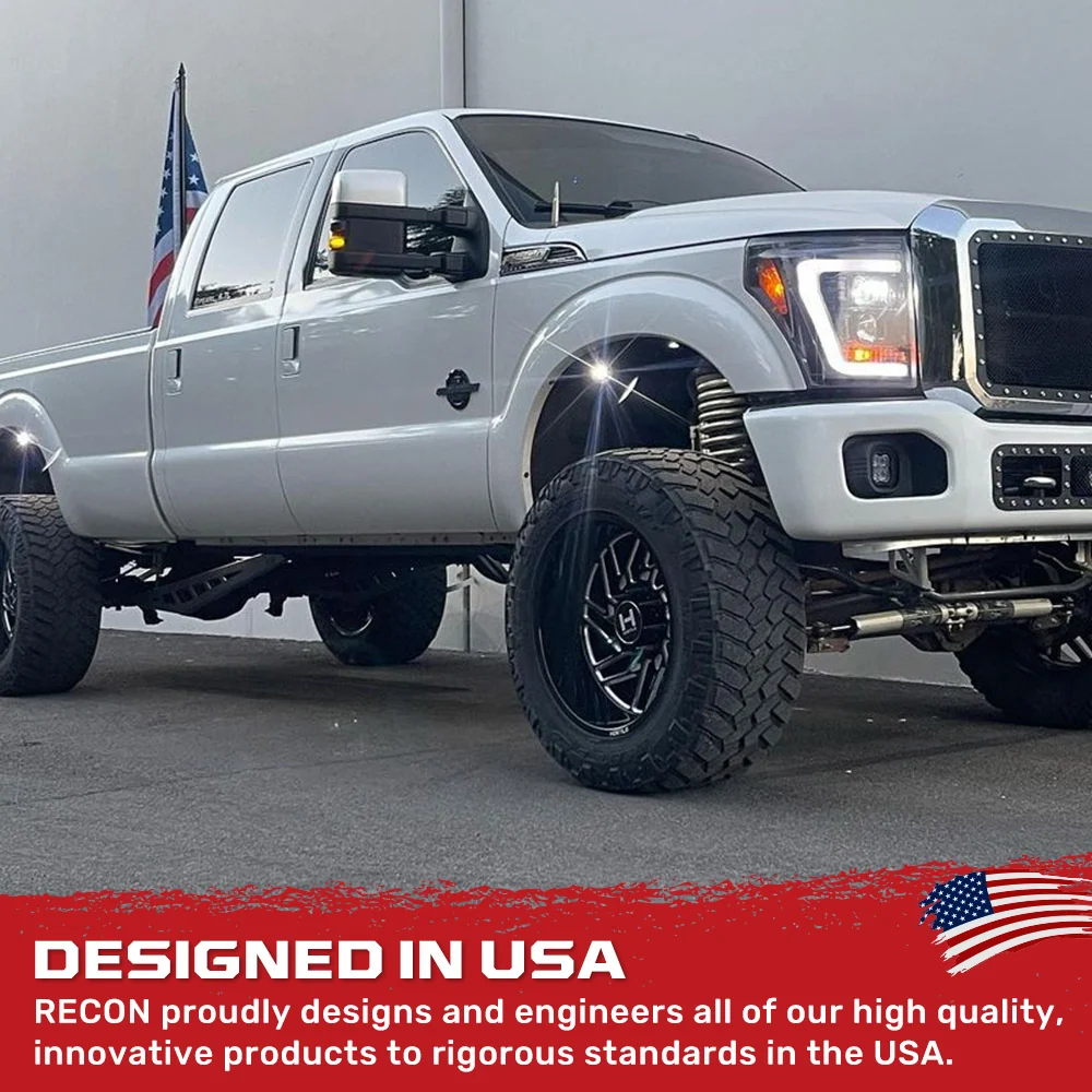 Ford Super Duty 11-16 Projector Headlights OLED Halos, DRL - Multiple Styles - Image 24