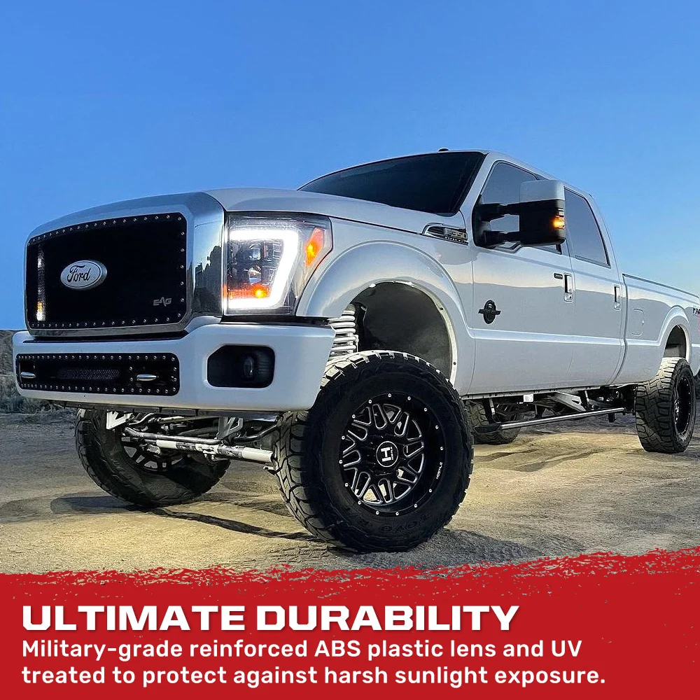 Ford Super Duty 11-16 Projector Headlights OLED Halos, DRL - Multiple Styles - Image 31