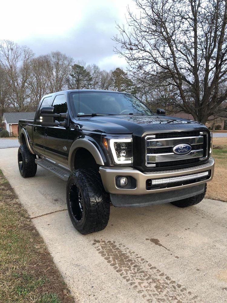 Ford Super Duty 11-16 Projector Headlights OLED Halos, DRL - Multiple Styles - Image 4