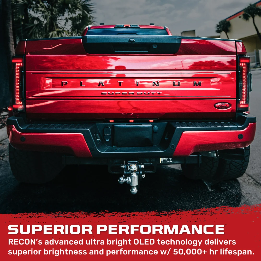 Ford Super Duty 17-19 Ultra Bright OLED Tail Lights (Replaces Factory/OEM Halogen) - Multiple Lens - Image 9