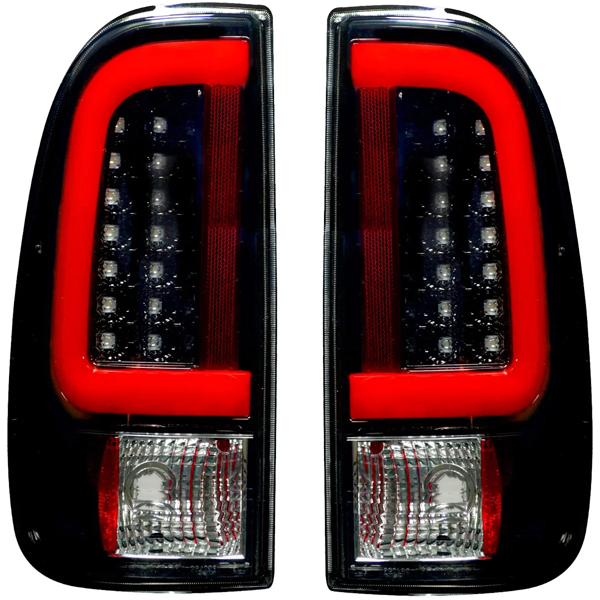 Ford Super Duty F250HD/F-250/F-350/F-450/F-550 08-16 Tail Lights Scanning OLED in Smoked - Image 11