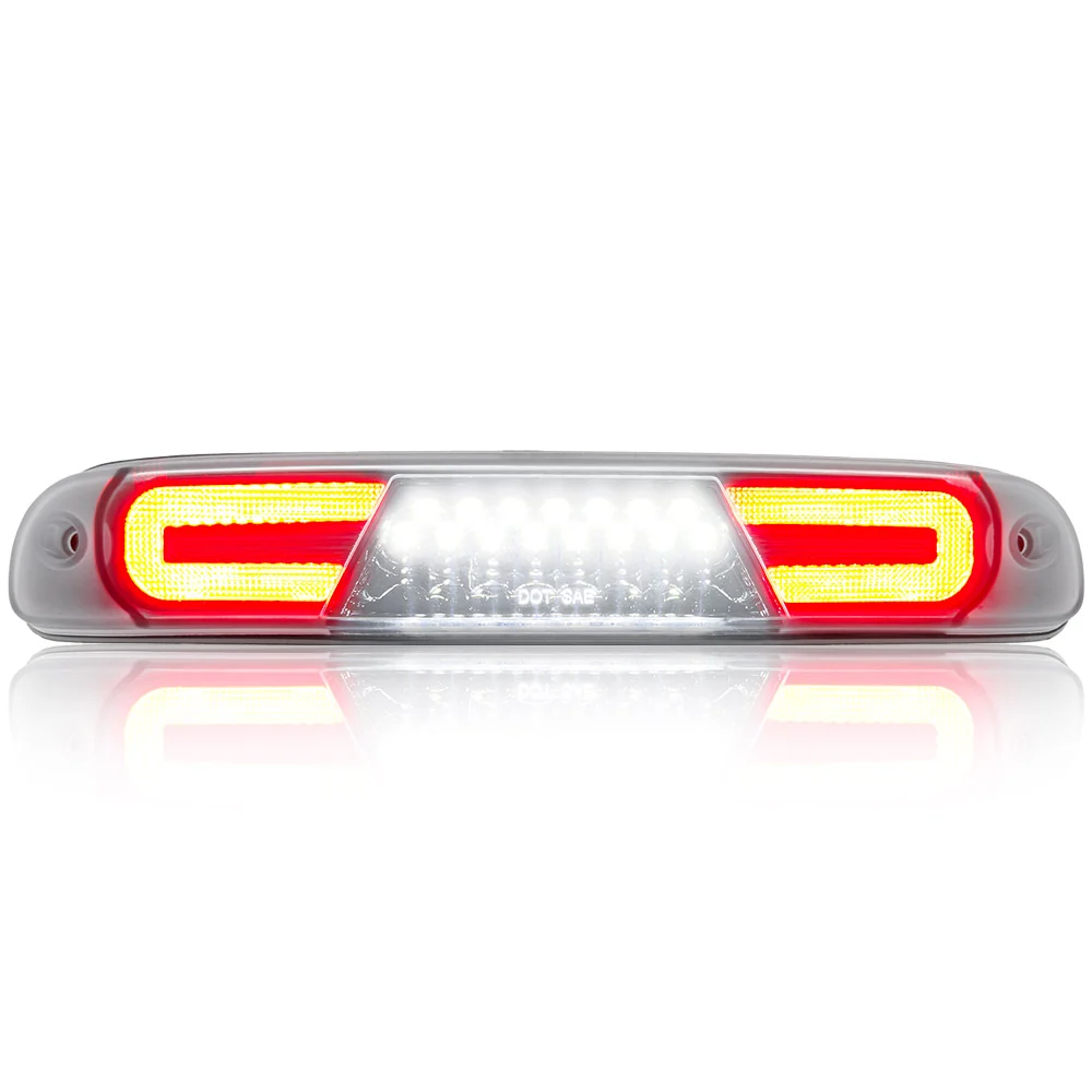 Ford Super Duty 99-16 Ultra Bright LED 3rd Brake Light Kit - Clear Lens - Image 2