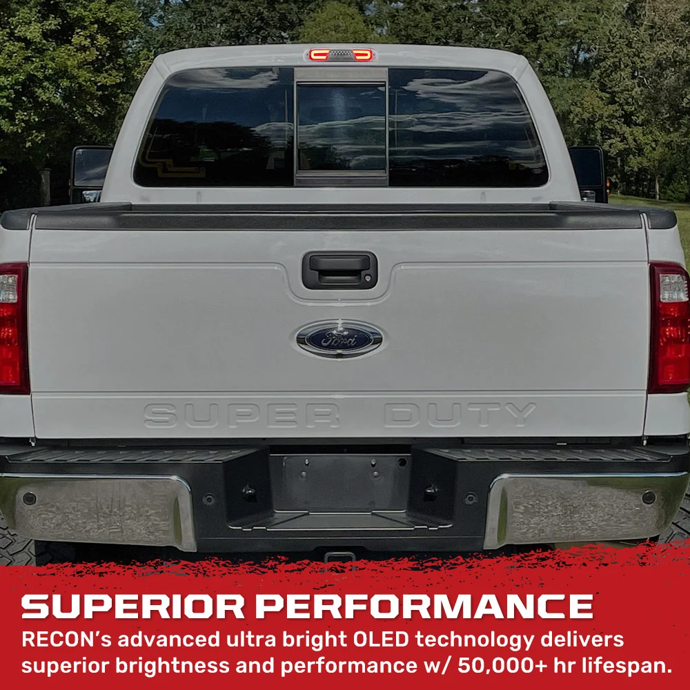 Ford Super Duty 99-16 Ultra Bright LED 3rd Brake Light Kit - Clear Lens - Image 6