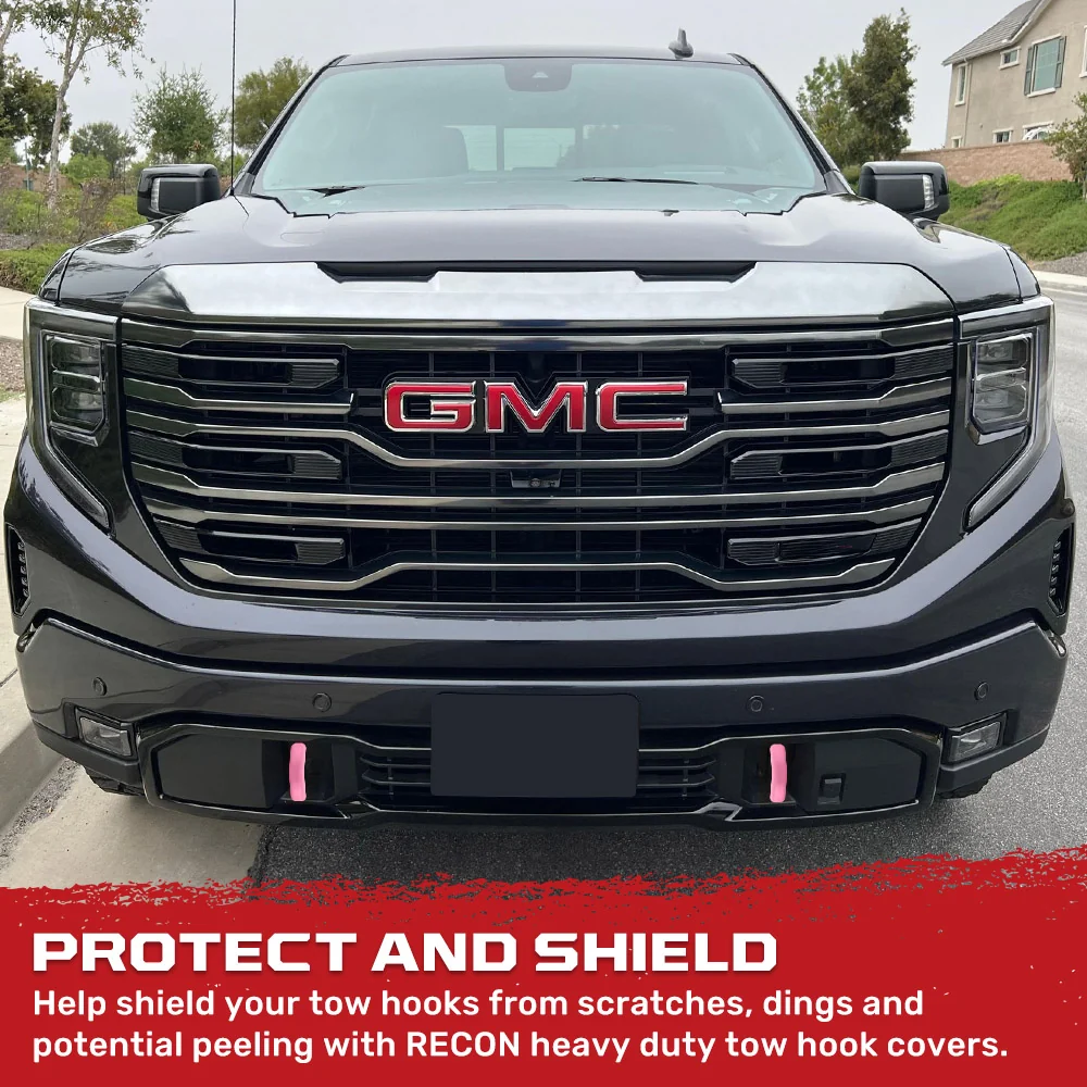GMC 20-25 Sierra 1500 Tow Hook Covers 2-Piece Set of Silicone Covers Standard & LED Options - Multiple Colors - Image 77