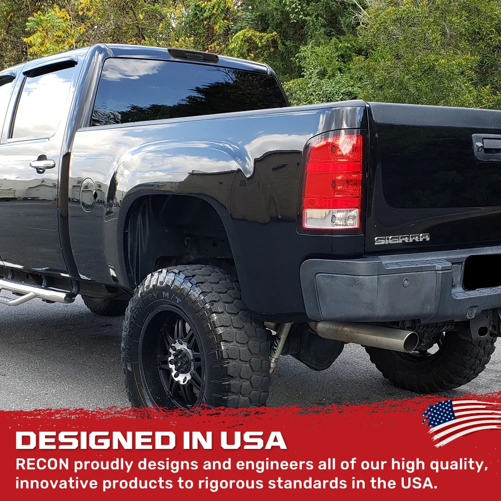 GMC Sierra & Chevy Silverado 07-13 3rd Brake Light Kit Ultra High Power Scanning Red LED with White XML Cargo Lights Smoked Lens - Image 9
