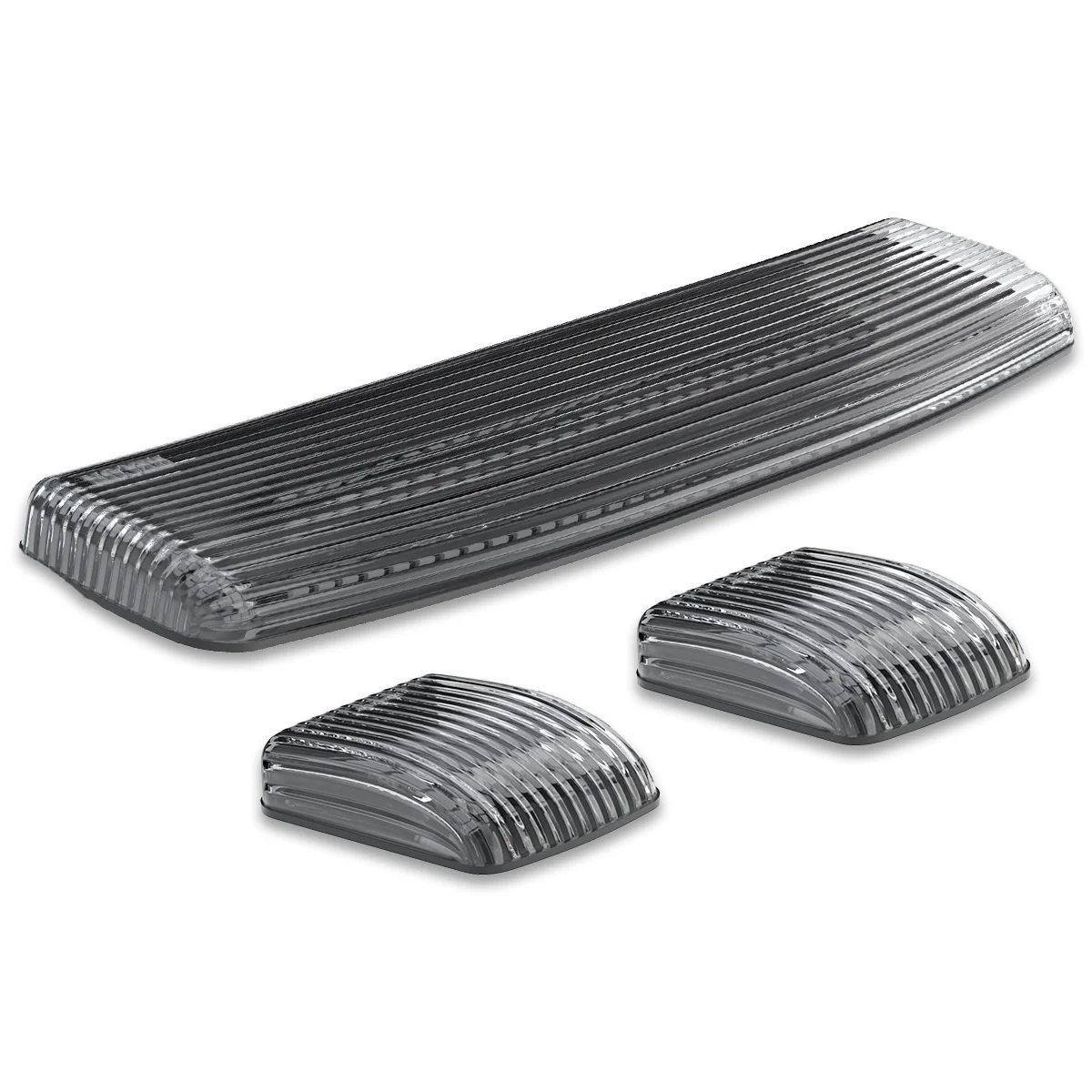 GMC & Chevy 15-19 3-Piece Cab Roof Light Kit Strobe LED White & Amber - Multiple Lens - Image 24