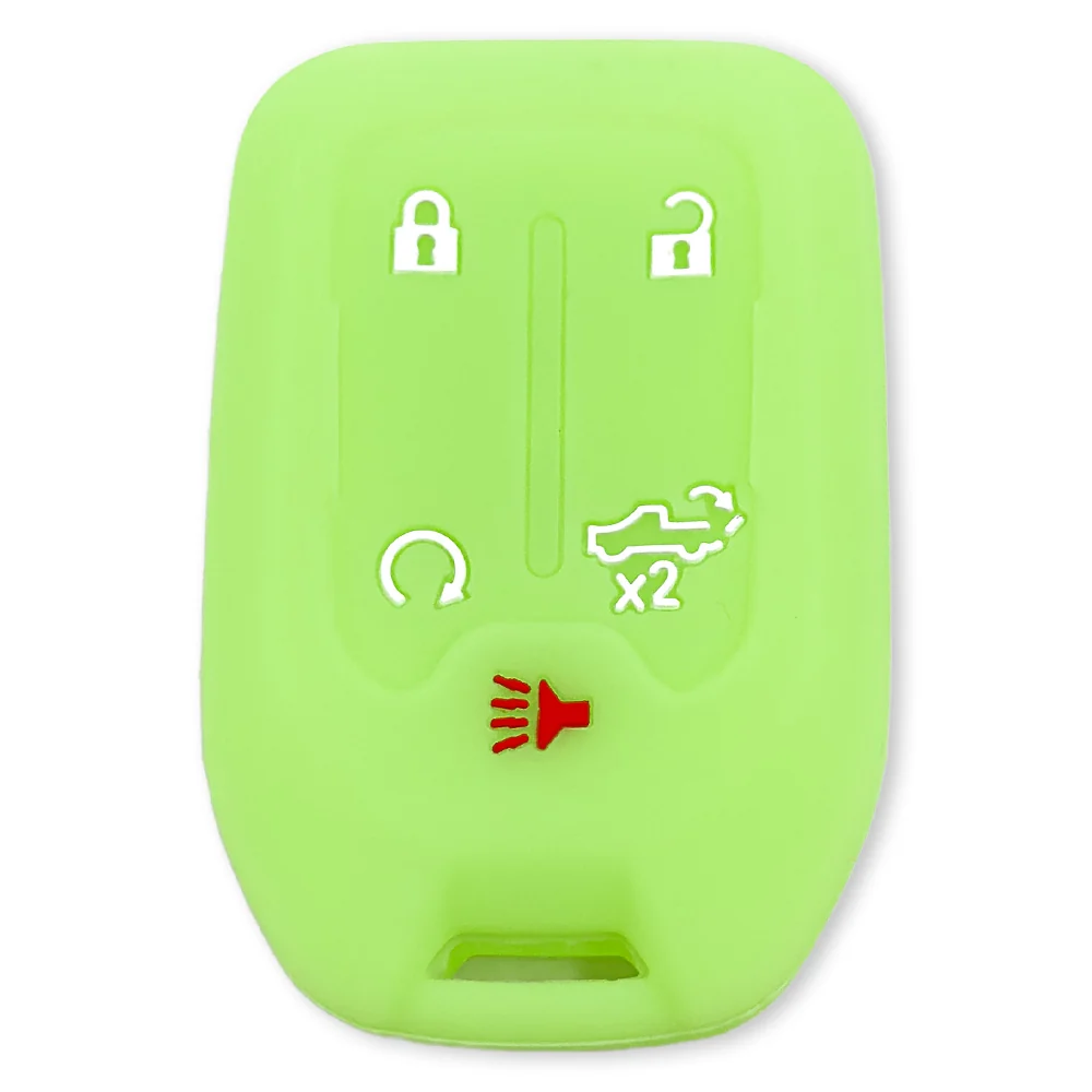 GMC & Chevy 19-21 Sierra & Silverado 1-Piece 100% Silicone Rubber Key Fob Cover - Multiple Colors - Image 78