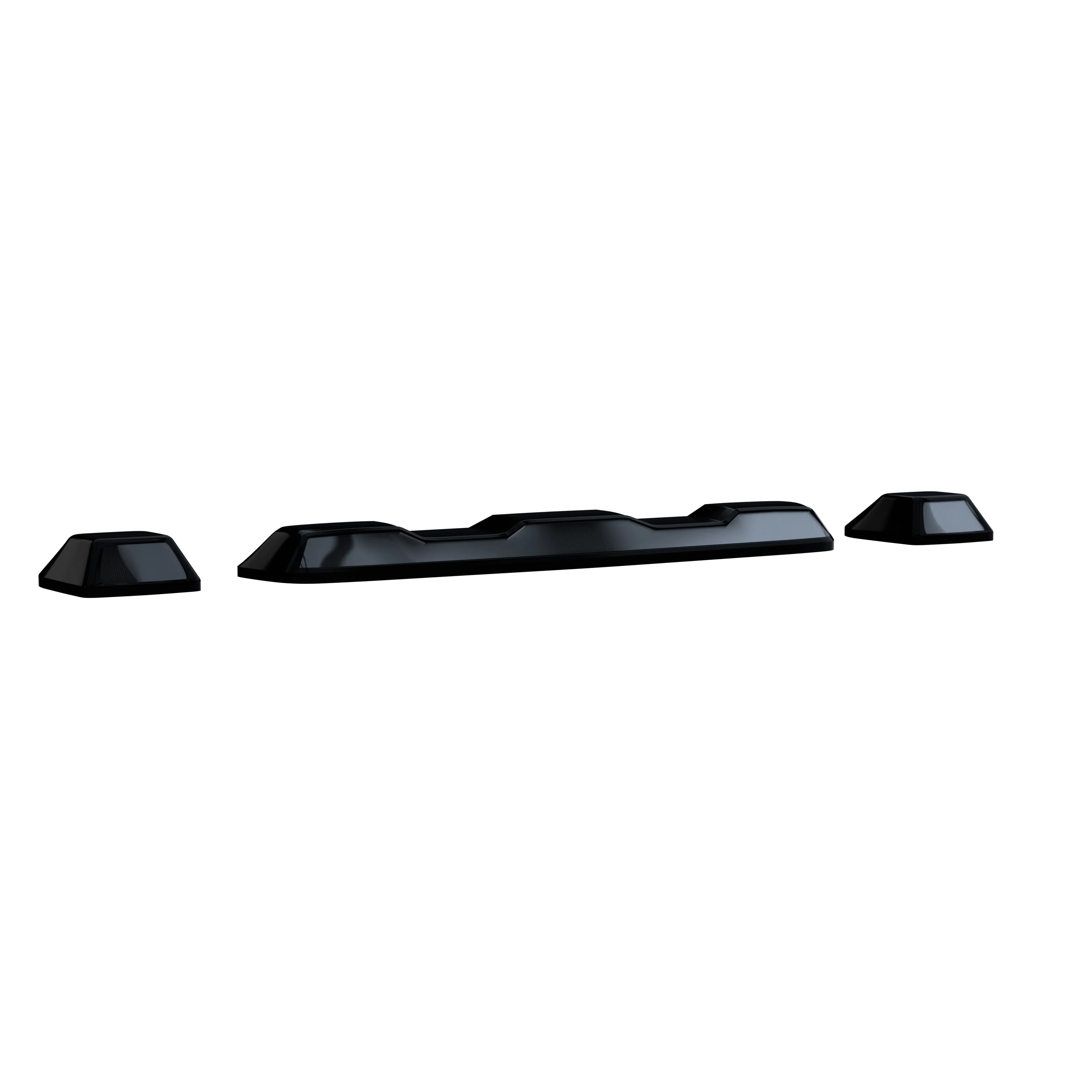 GMC & Chevy 20-25 (4th GEN Body Style) Heavy-Duty (3-Piece Set) Smoked Cab Roof Light Lens with Amber LED’s - (Attn: This cab light kit replaces OEM factory installed cab roof lights) - Image 18