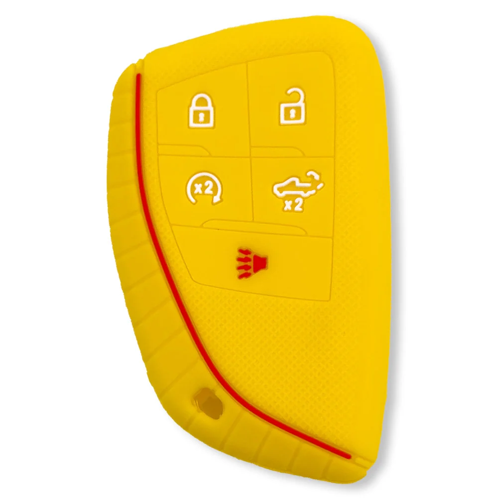 GMC & Chevy 22-25 Sierra & Silverado 1-Piece 100% Silicone Rubber Key Fob Cover - Multiple Colors - Image 5