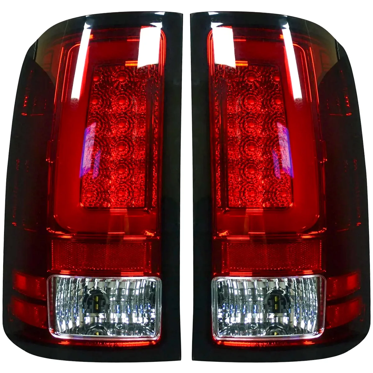 GMC Sierra 07-13 (Single Wheel Trucks) Tail Lights Ultra Bright OLED Running DRL Lights - Multiple Lens - Image 20
