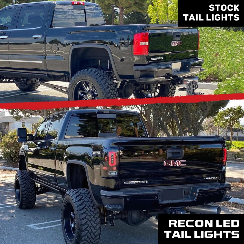 GMC Sierra 1500 14-18  Ultra Bright OLED Tail Lights (3rd Gen w/ Factory Halogen Style) - Multiple Lens - Image 27