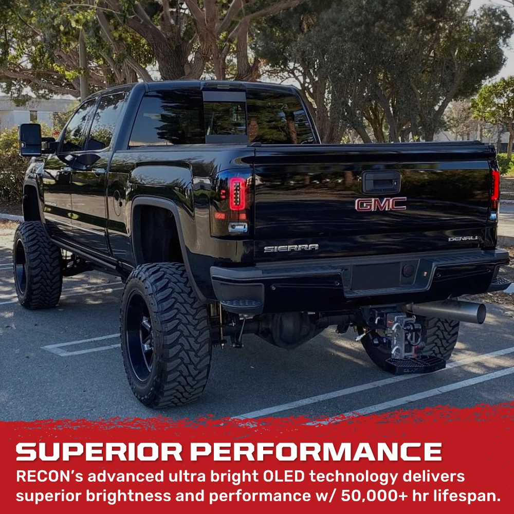 GMC Sierra 1500 16-18 (Replaces Factory LED Style Only) Tail Lights OLED in Multiple Lens - Image 32