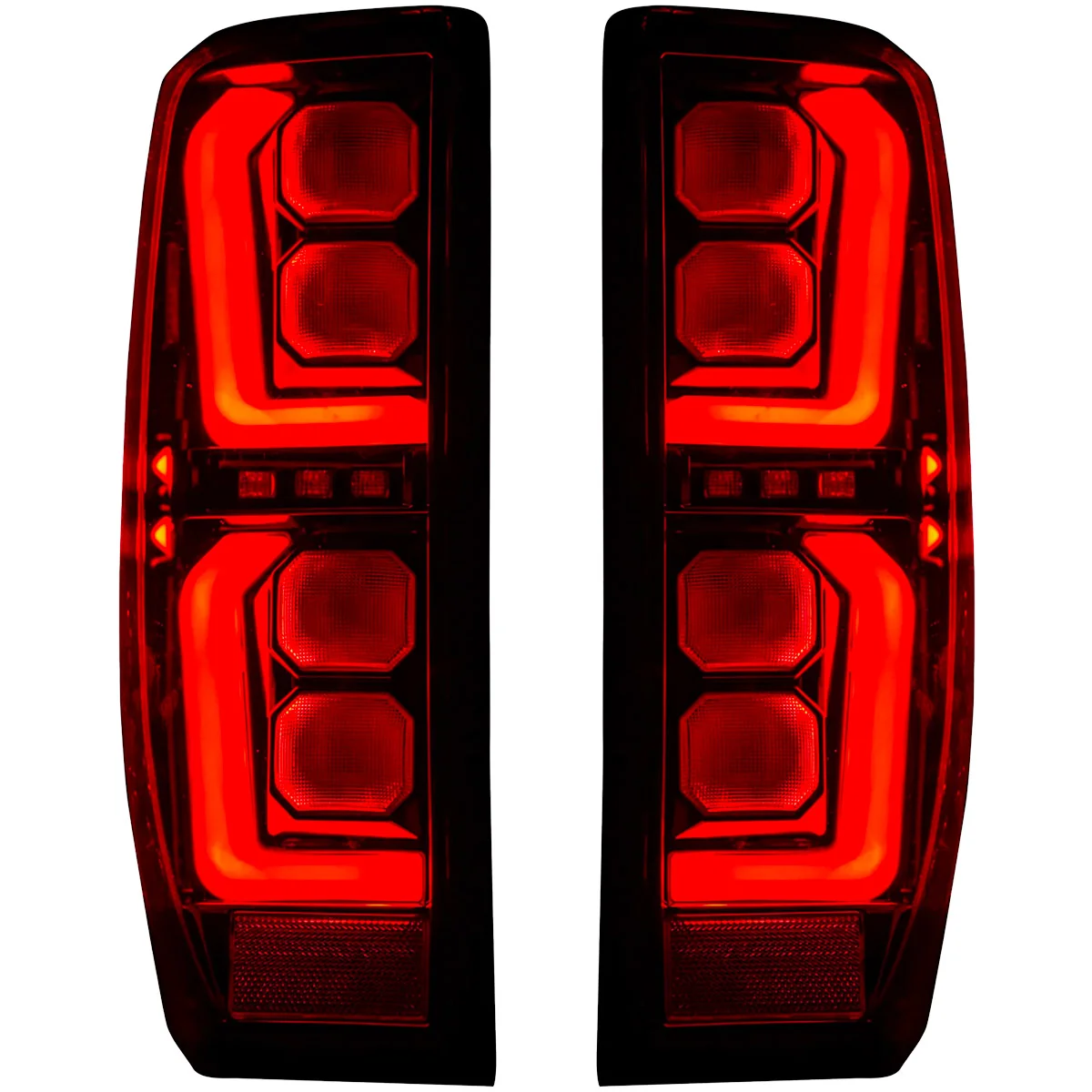 GMC Sierra 1500 19-25 Ultra Bright OLED Tail Lights (Replaces Factory/OEM Halogen Tail Lights Only) - Multiple Lens - Image 2