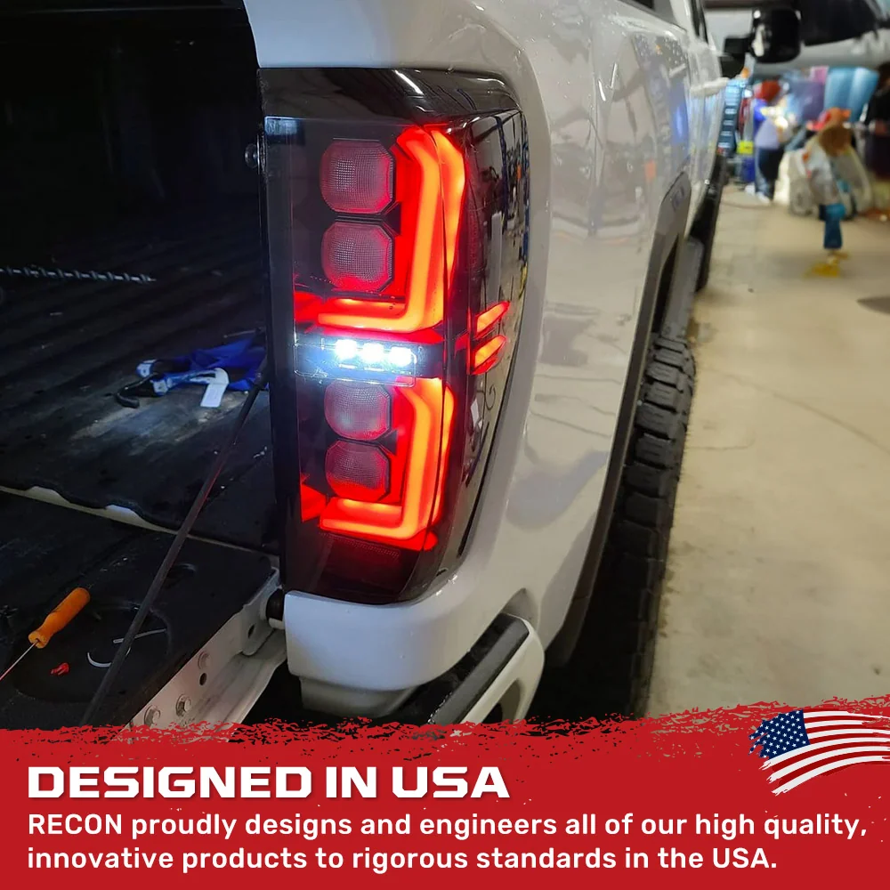 GMC Sierra 1500 19-25 Ultra Bright OLED Tail Lights (Replaces Factory/OEM Halogen Tail Lights Only) - Multiple Lens - Image 32
