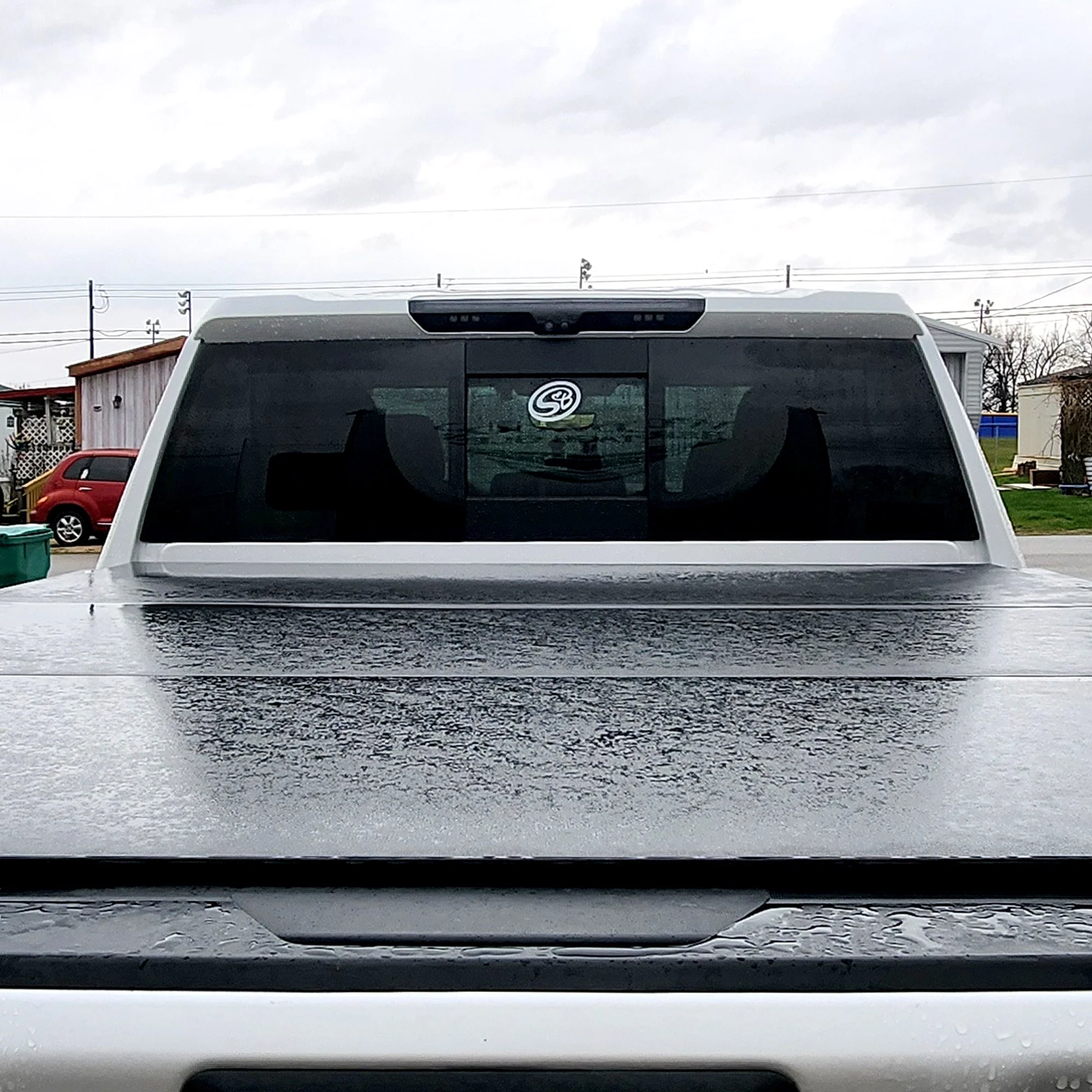 GMC Sierra & Chevy Silverado 20-25 2500 & 3500 (Fits Both Single Wheel & Dually 4th GEN) - ULTRA HIGH POWER Red LED 3rd Brake Light w/ CREE XML White LED Cargo Lights (Replaces LED 3rd Brake Light with 2 Cargo Bed Cameras - Smoked Lens - Image 12