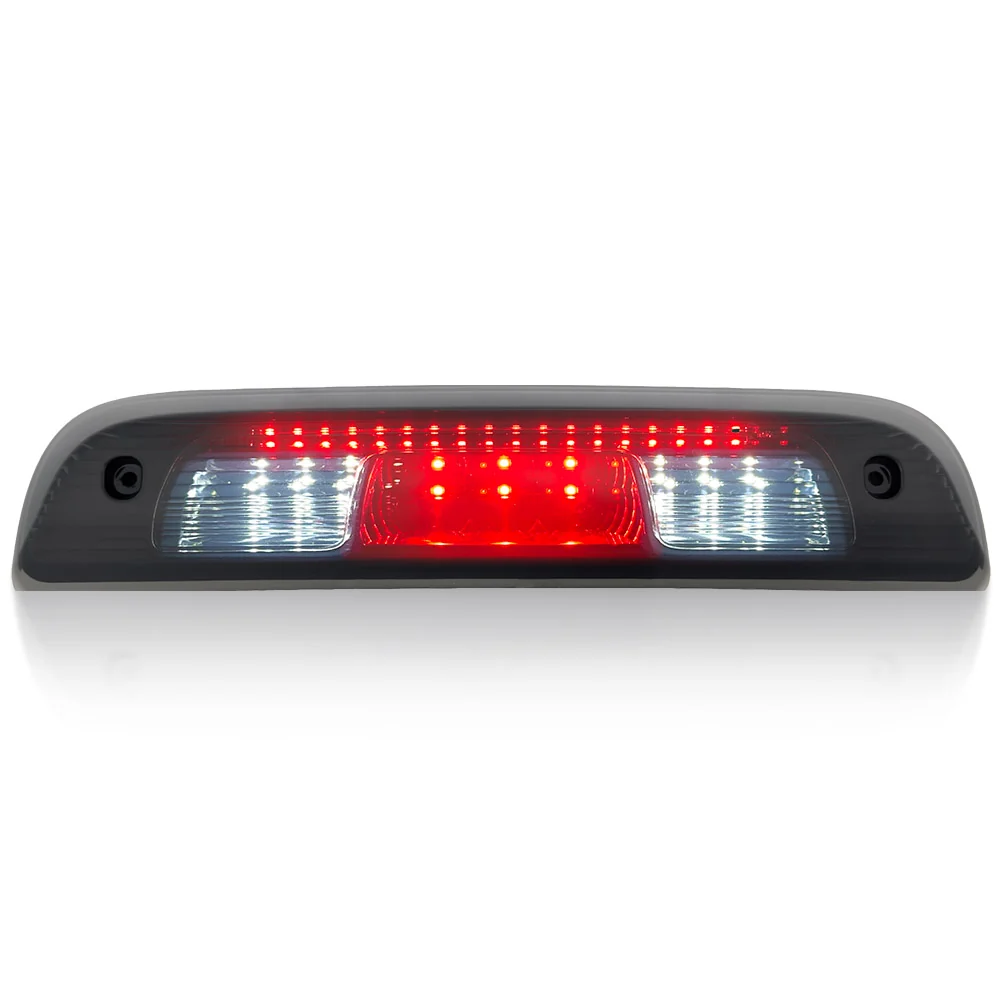 GMC Sierra & Chevy Silverado 3rd GEN 1500 14-18 Ultra High Power SCANNING Red LED 3rd Brake Light w/ High Power CREE XML White LED Cargo Lights - Smoked Lens - Image 2