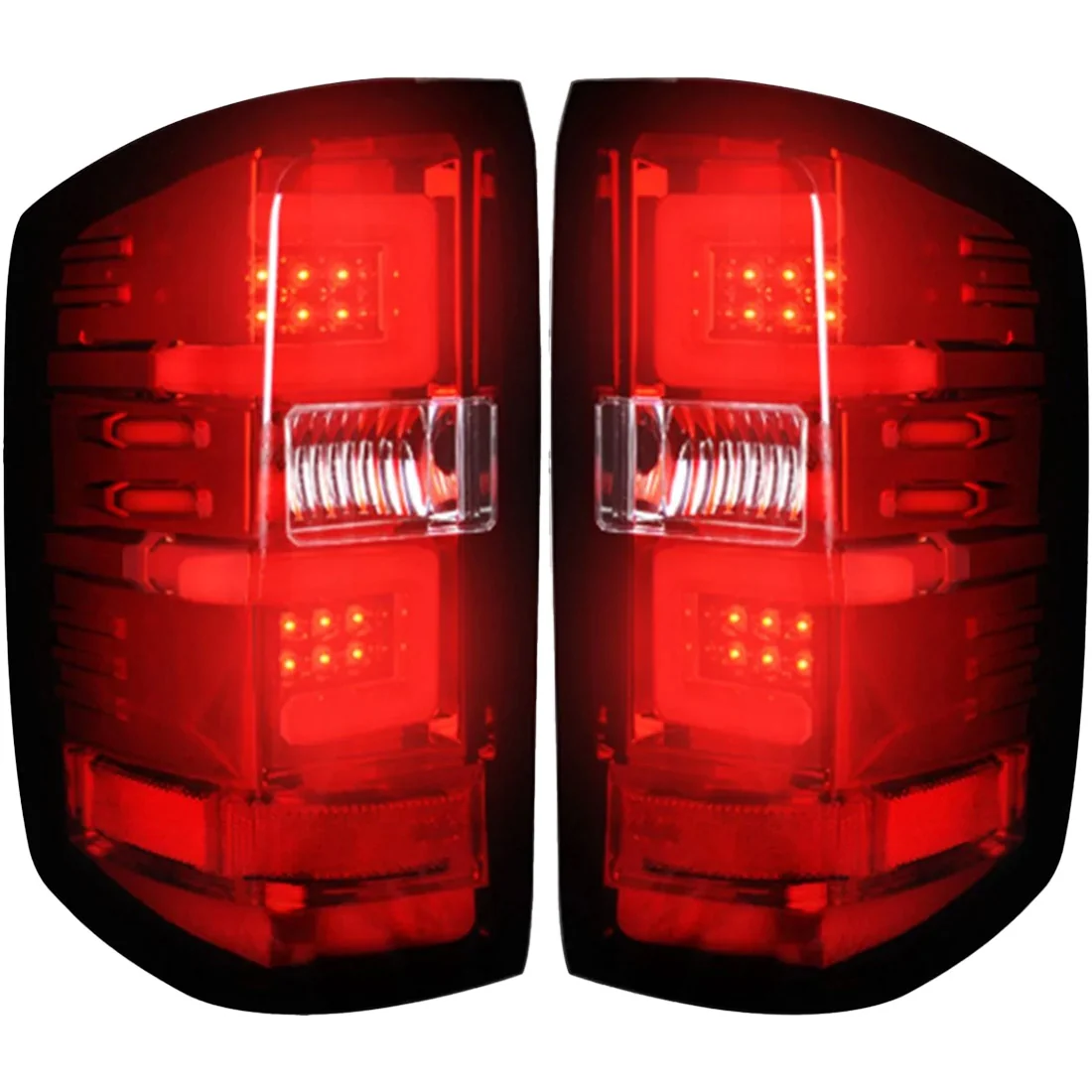 GMC Sierra Dually 3500 15-19 (Replaces Factory LED Style Only) OLED Tail Lights - Multiple Lens - Image 30