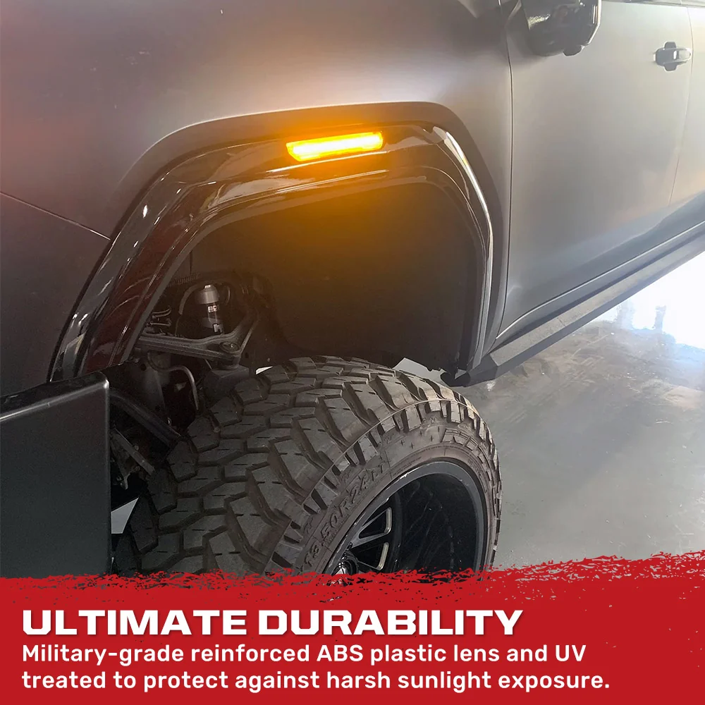 GMC 20-25 Sierra HD 2500/3500 (4th Gen) Fender Lenses (4-Piece Set) Ultra Bright LED Lights - Multiple Options - Image 22
