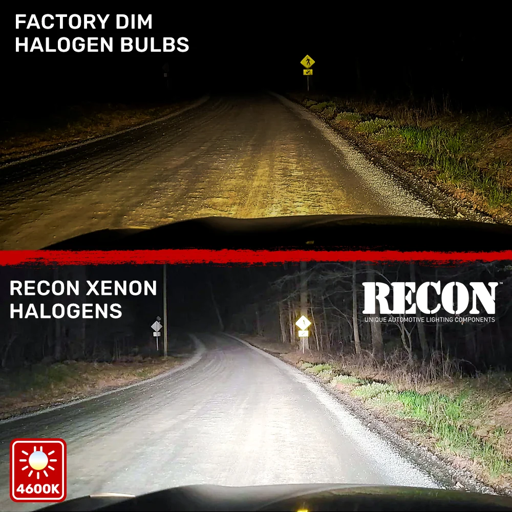 H1 12V 55W Xenon Gas Filled Headlight Bulbs in Diamond White - 4600K Color - Image 3
