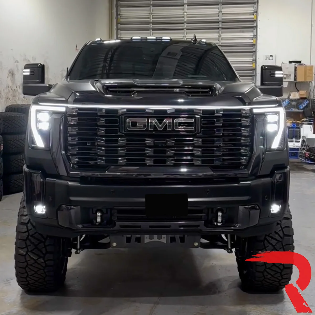 High Power DRL Hood LED Light with Start-up Sequence in White or Amber - Multiple Sizes - Image 11