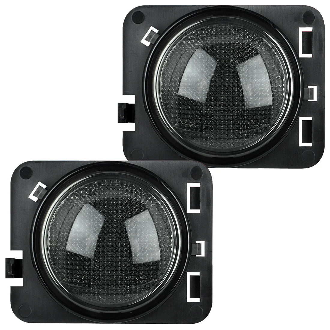 Jeep Wrangler JK 07-18 Ultra Bright Front Round LED Fender Lights - Multiple Options - Image 12