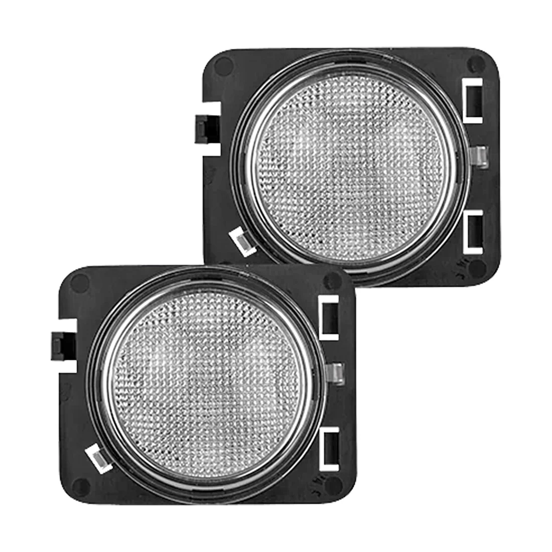 Jeep Wrangler JK 07-18 Ultra Bright Front Round LED Fender Lights - Multiple Options - Image 13