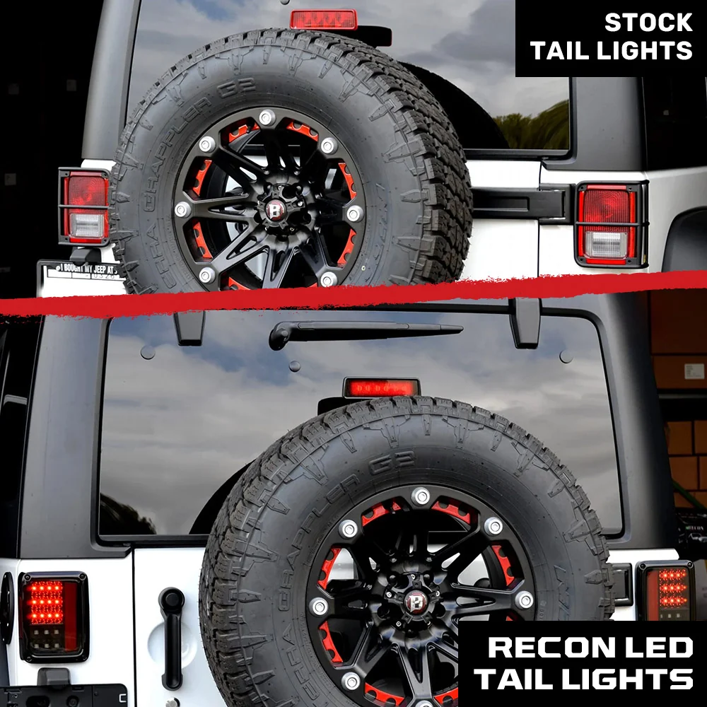 Jeep Wrangler JK 07-18 Ultra Bright LED Tail Lights - Multiple Lens - Image 33