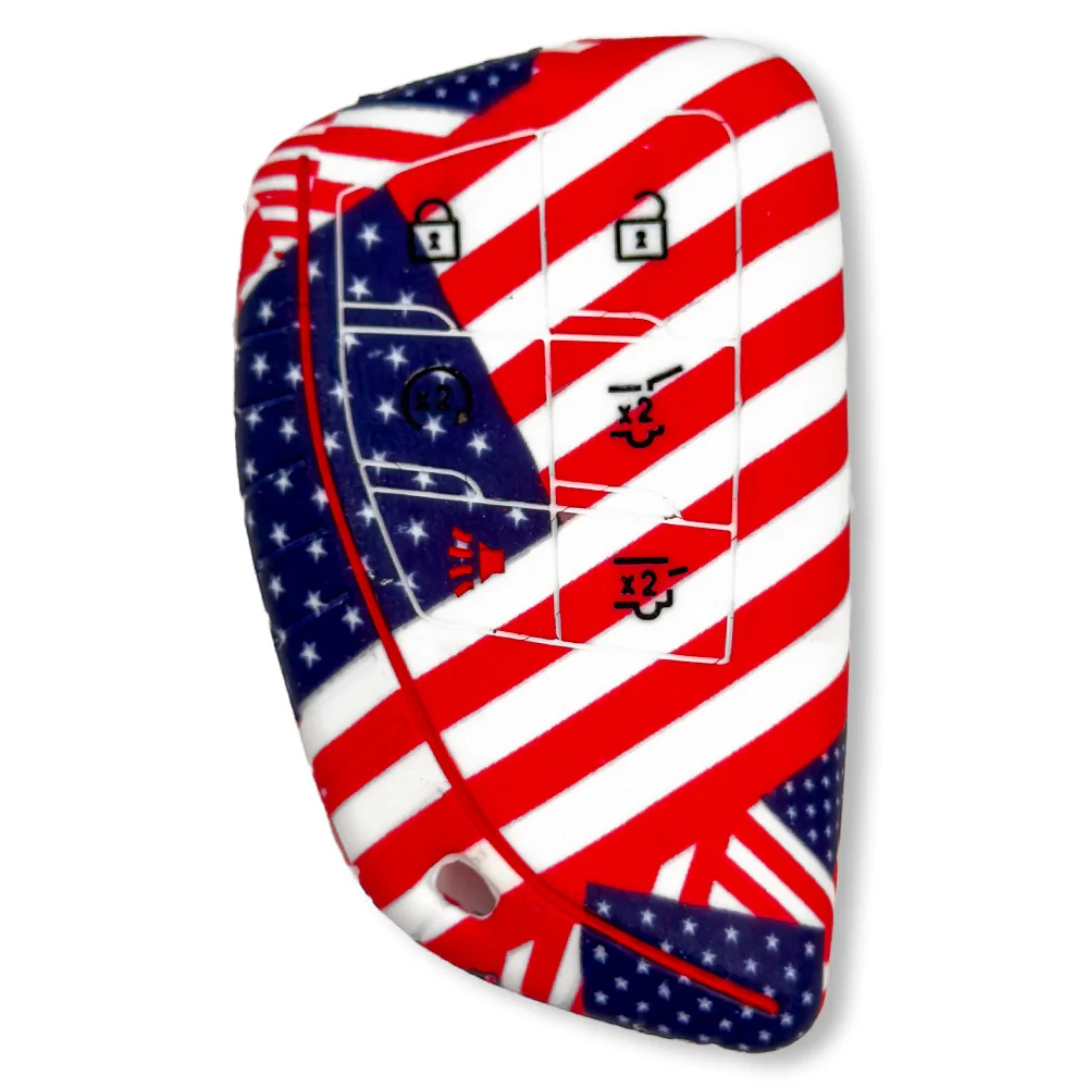Dodge 13-18 RAM (1500, 2500, 3500) 1-Piece 100% Silicone Rubber Key Fob Cover - Multiple Colors - Image 58