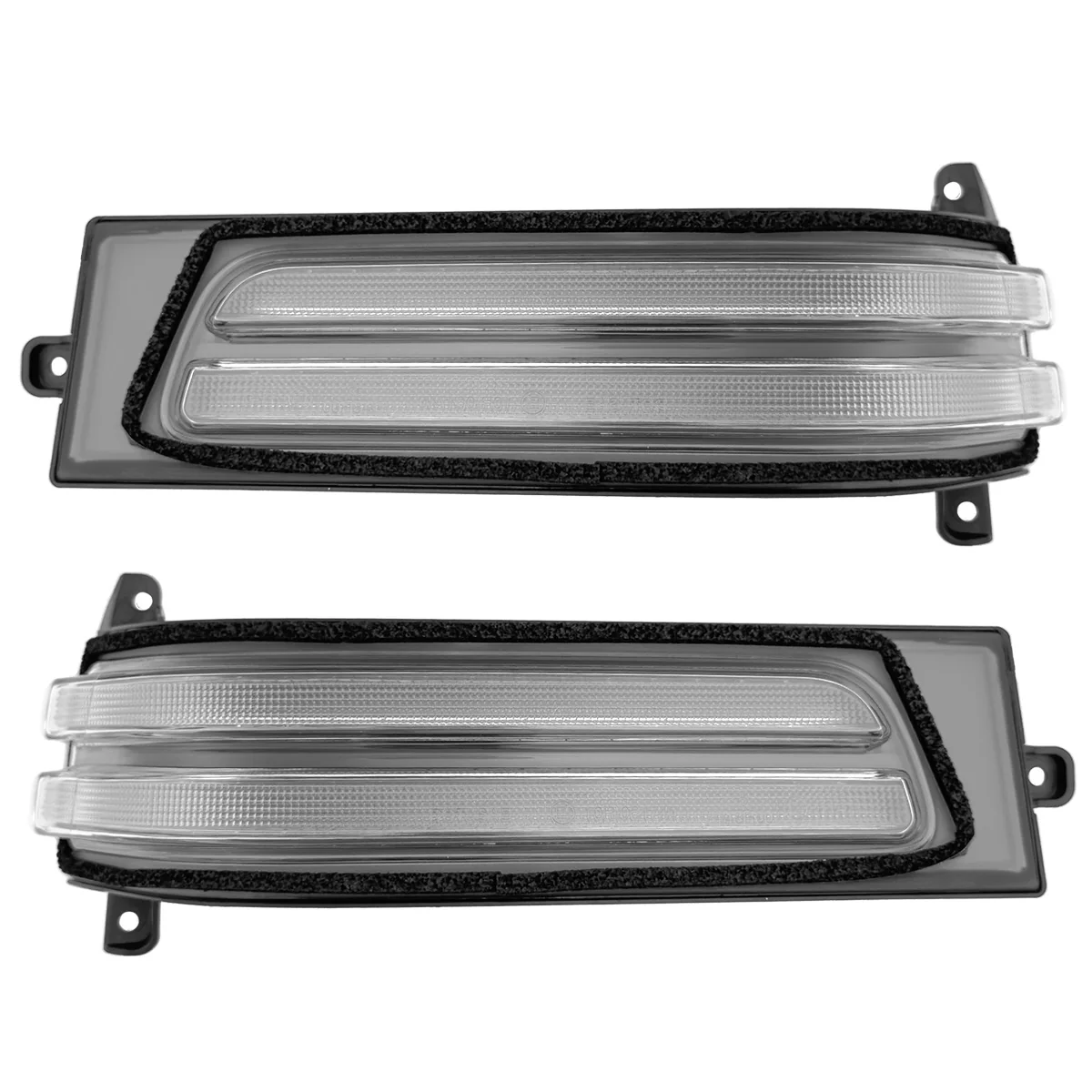 RAM 25-26 1500 Side Mirror Lenses Ultra Bright LED White DRL & Amber Scanning Turn Signals - Multiple Lens - Image 11