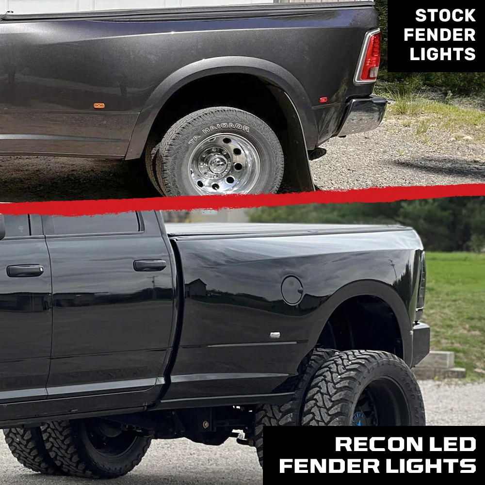 Dodge RAM 10-21 Fender LED Lights (4-Piece Set) - Multiple Lens & Colors - Image 19