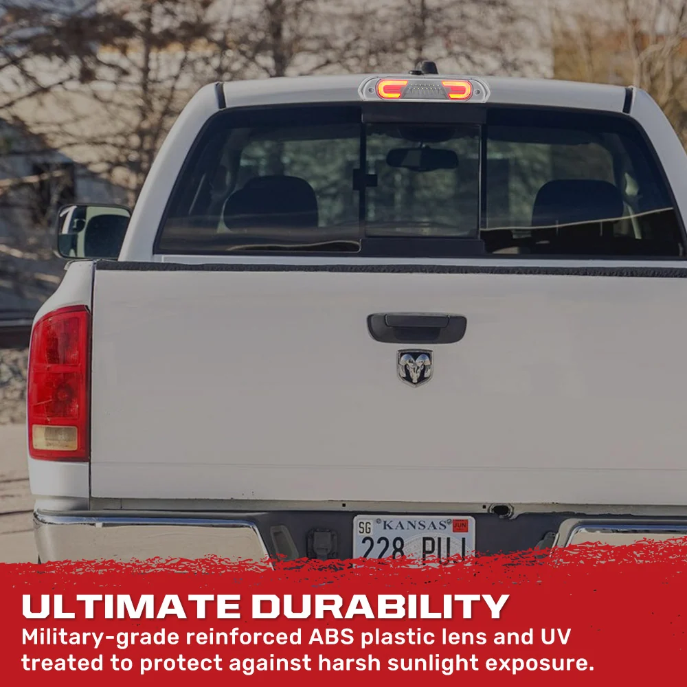 Dodge RAM 02-08 1500 3rd Brake Light Kit LED - Clear Lens - Image 5