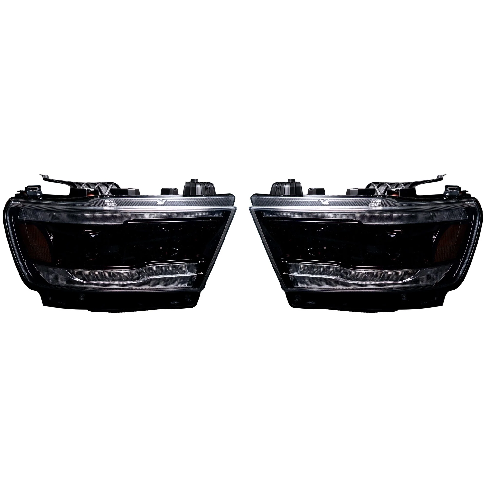 Dodge RAM 1500 19-23 5th Gen - Projector Headlights OLED DRL & Scanning Switchback LED Signals (Replaces Factory/OEM Halogen Only) - Multiple Styles - Image 3