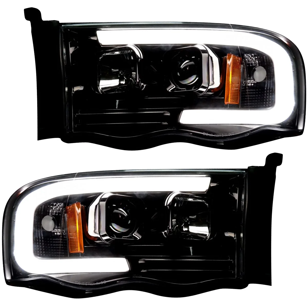 Dodge 02-05 RAM 1500/2500/3500 Projector Headlights OLED Halos & DRL - Multiple Styles - Image 9