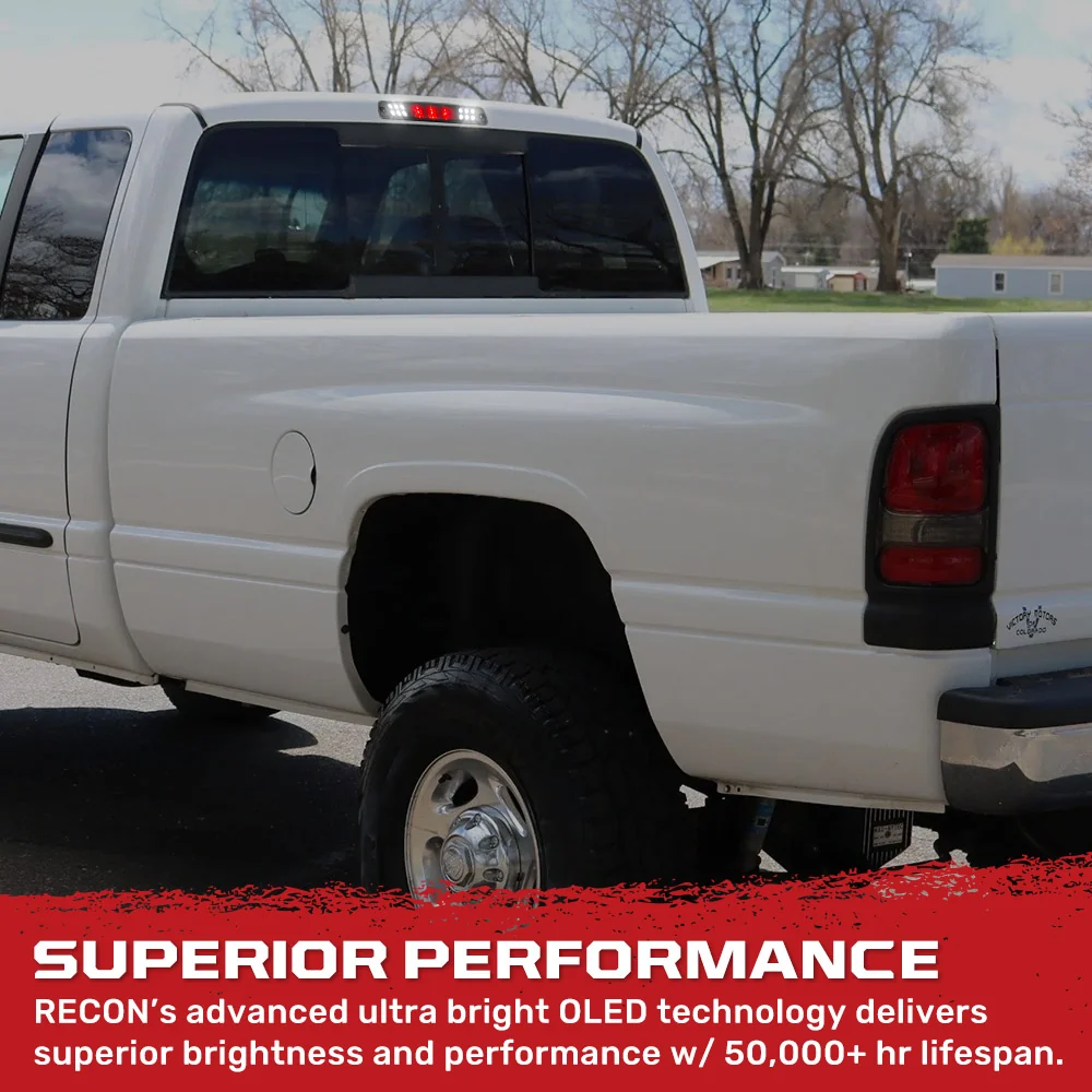 Dodge RAM 1500 94-01 3rd Brake Light Kit LED with Smoked Lens - Image 6