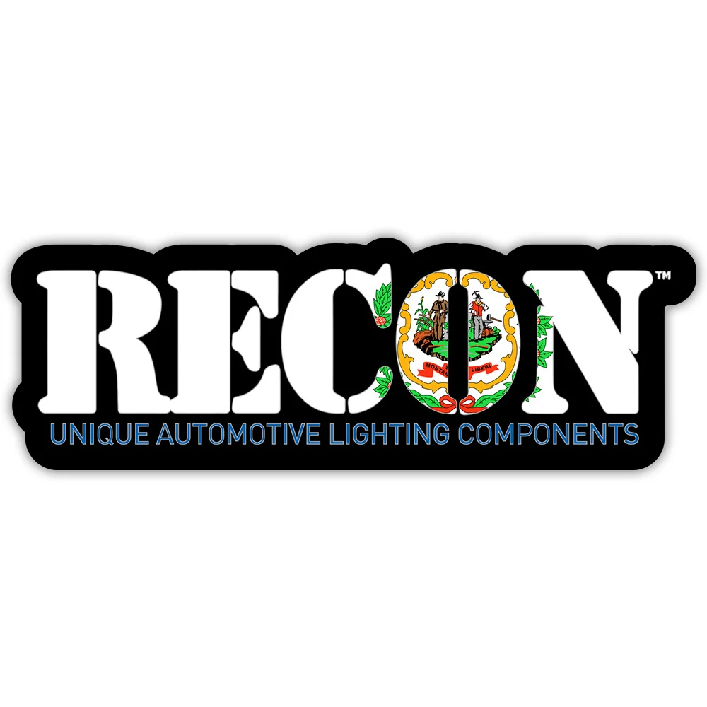 RECON U.S. State Decal Stickers - Choose Your State 7" x 2.75" Glossy Finish - Image 108