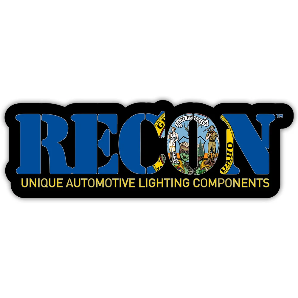 RECON U.S. State Decal Stickers - Choose Your State 7" x 2.75" Glossy Finish - Image 111