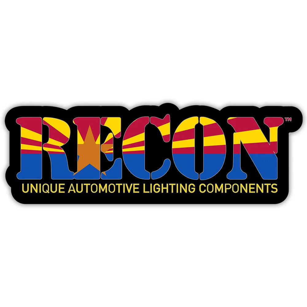 RECON U.S. State Decal Stickers - Choose Your State 7" x 2.75" Glossy Finish - Image 13