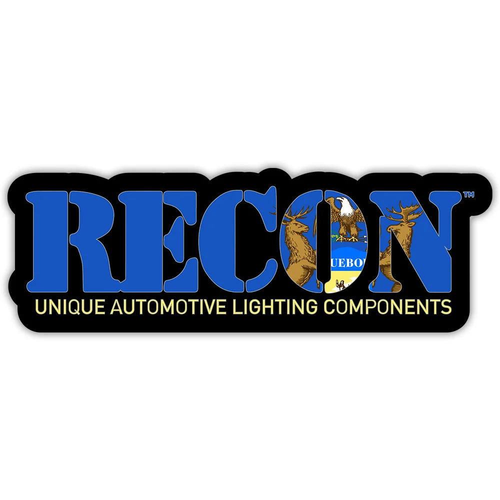 RECON U.S. State Decal Stickers - Choose Your State 7" x 2.75" Glossy Finish - Image 31