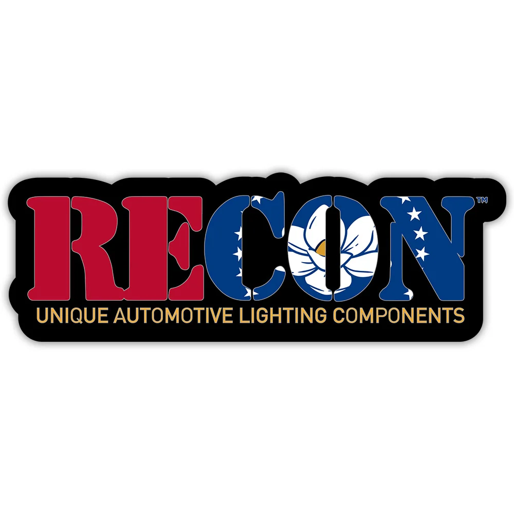 RECON U.S. State Decal Stickers - Choose Your State 7" x 2.75" Glossy Finish - Image 33