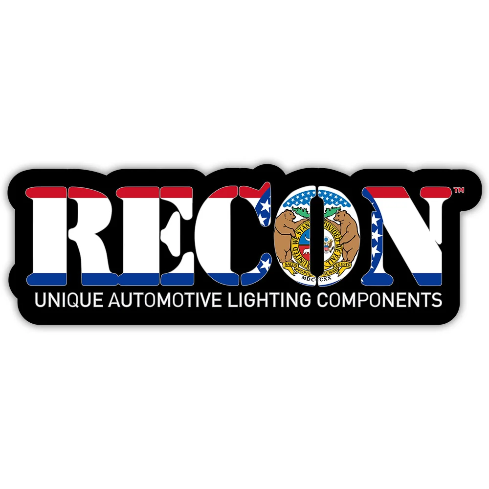 RECON U.S. State Decal Stickers - Choose Your State 7" x 2.75" Glossy Finish - Image 34